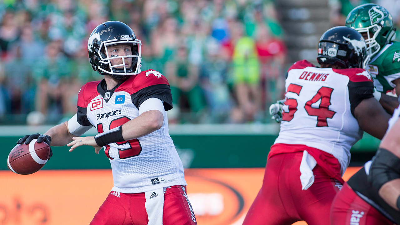 Stampeders sense playoff feel with tough matchup against Roughriders