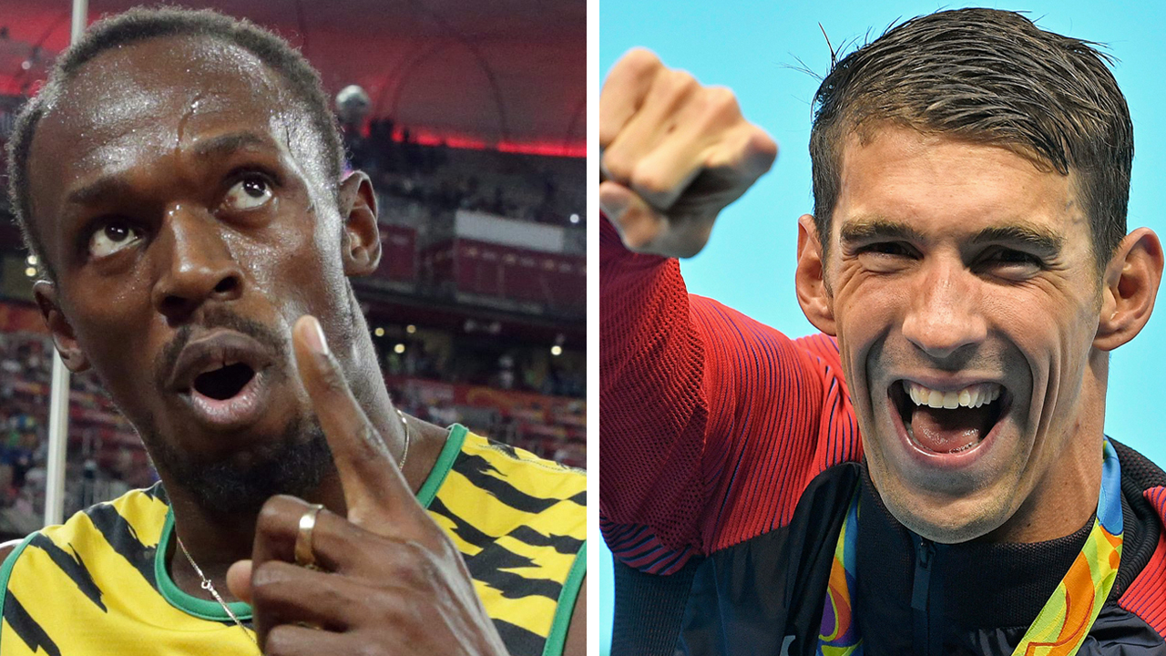 Usain-Bolt;-Michael-Phelps;-Olympics;-Rio