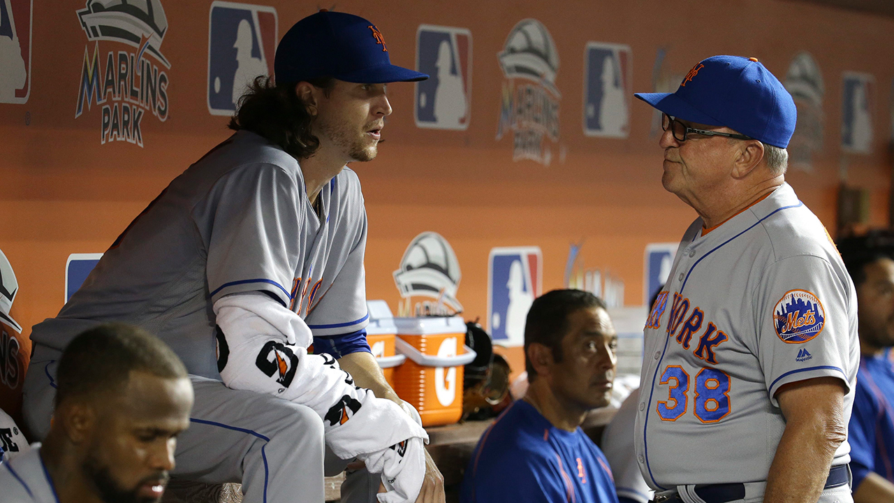 Jacob deGrom's right elbow sprain has resolved