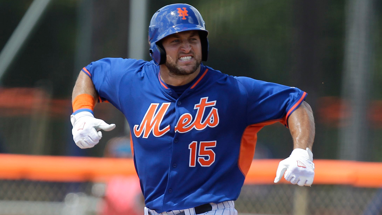 Tim Tebow is among the Mets' first wave of spring training cuts