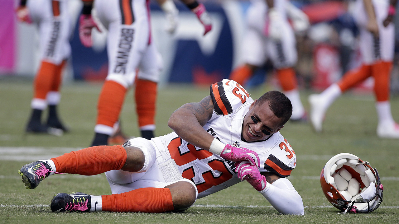 Browns' Jordan Poyer on the hit that ended his season 