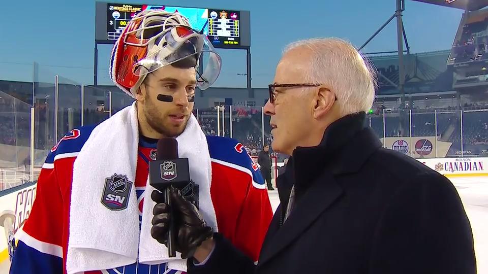 Cam Talbot earns shutout as Oilers blank Jets at Heritage Classic