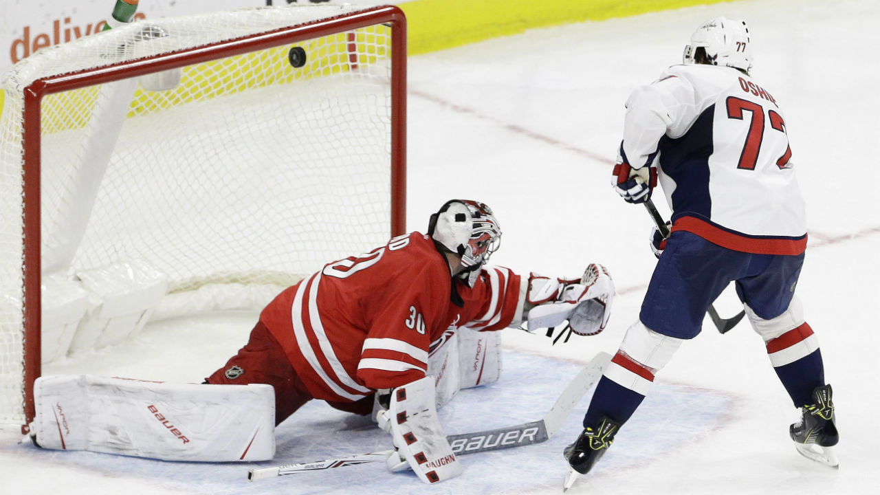 Oshie, Kuznetsov Help Capitals Edge Hurricanes In Shootout