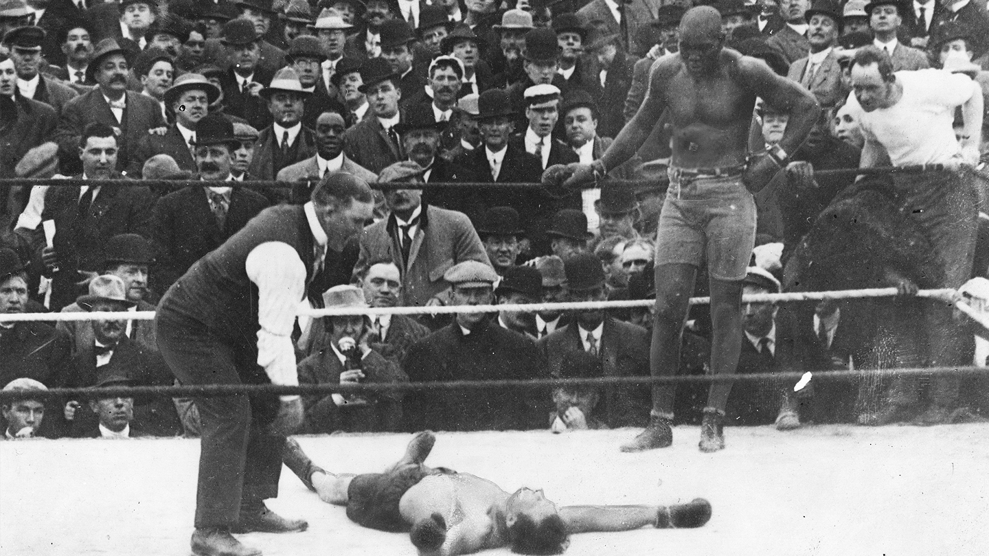 Самый сильный удар в истории бокса. Джек н бокс. The man to Beat Jack Johnson фильм 1910.