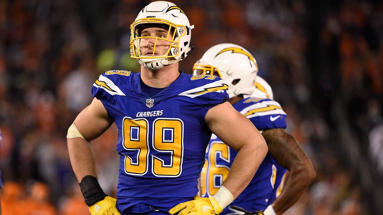 Los Angeles Chargers defensive end Joey Bosa (99) during an NFL