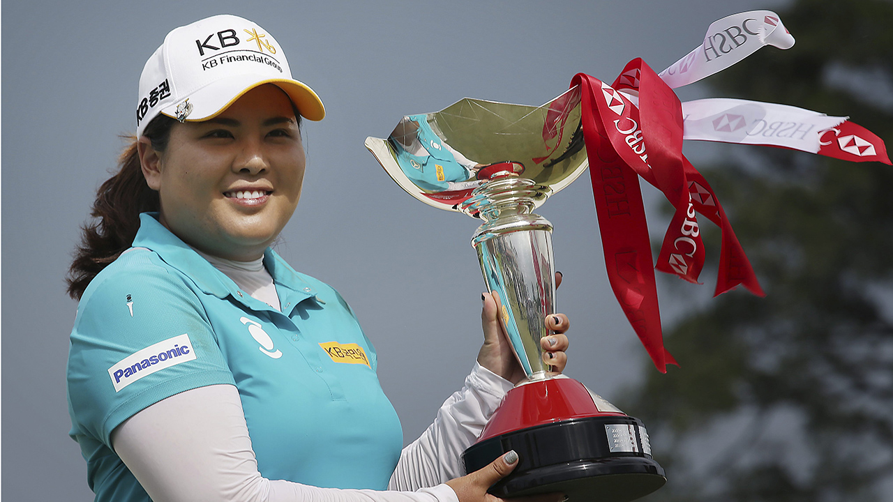 Inbee Park takes 1-stroke halfway lead at LPGA Singapore