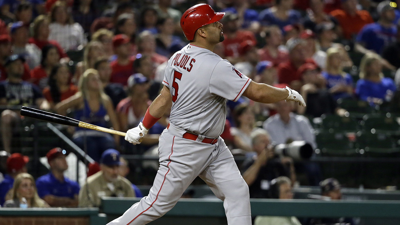 Albert Pujols returns to Angels lineup after missing three games