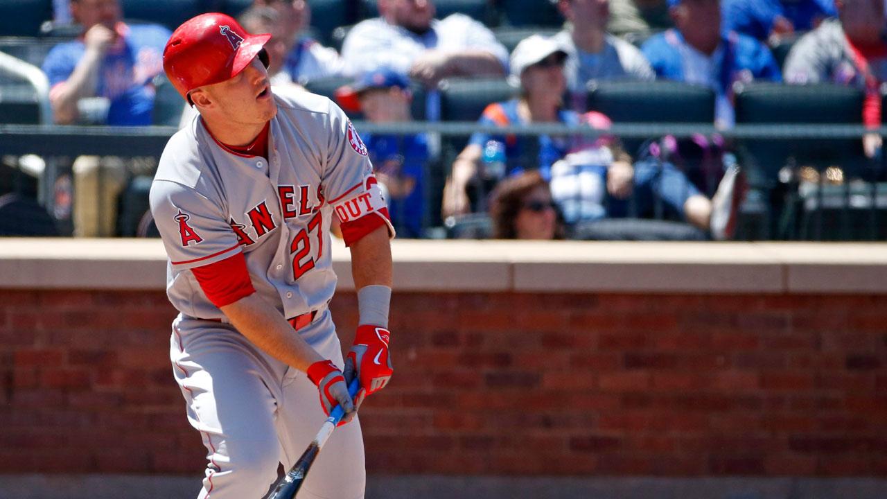 Trout, Cron power Angels past Mets