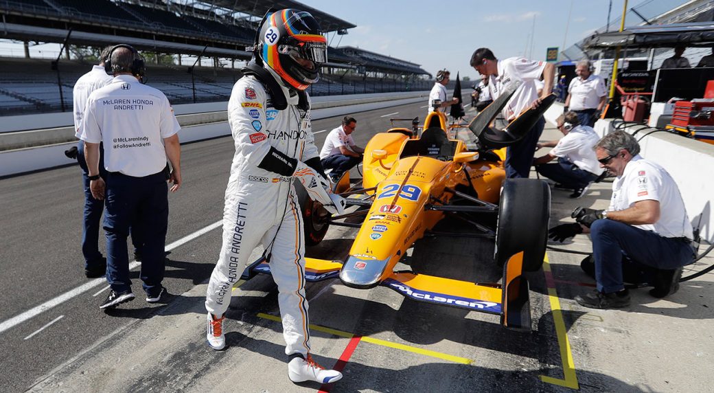 Fernando Alonso S First Indy 500 Practice Cut Short By Suspension Problems Sportsnet Ca