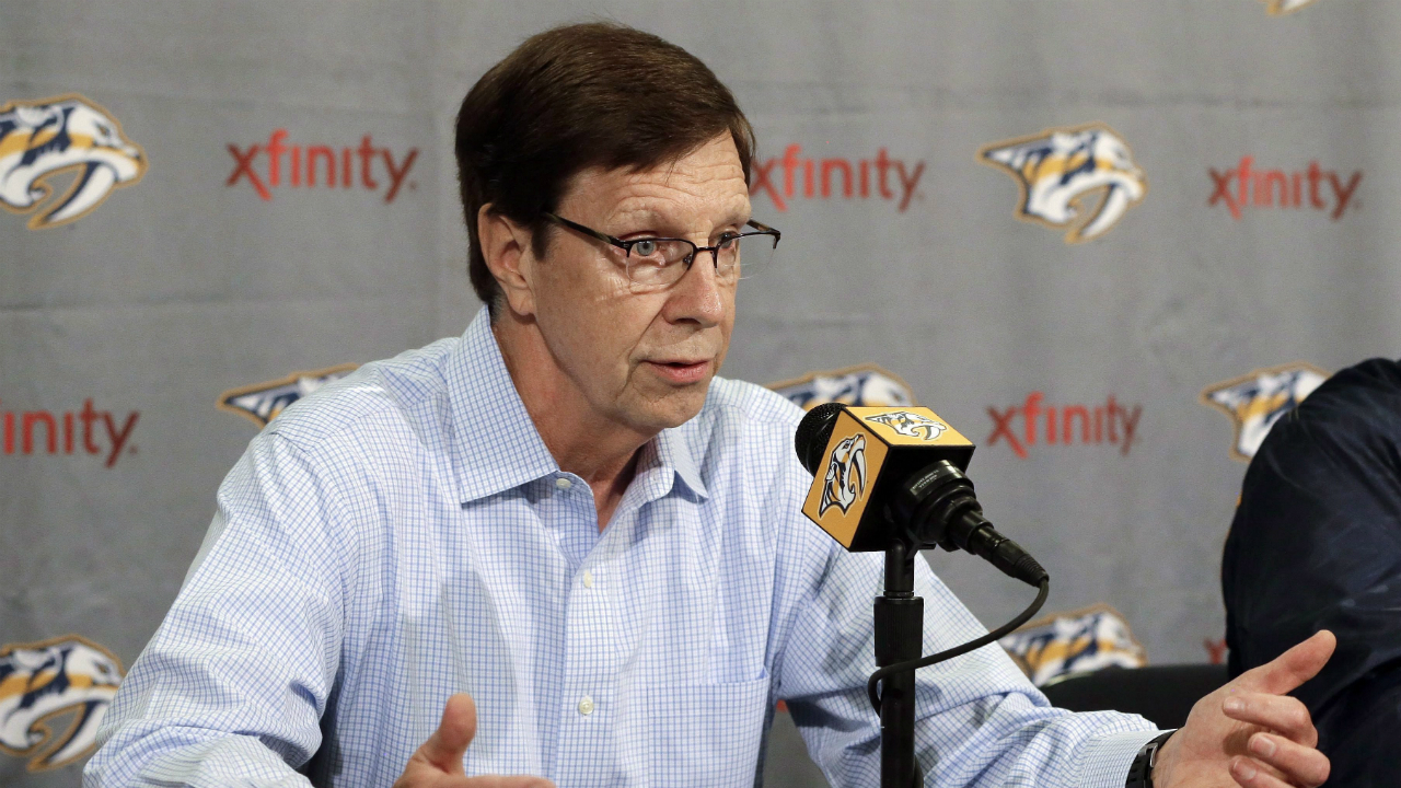 NHL teams honor David Poile in final draft as Predators GM