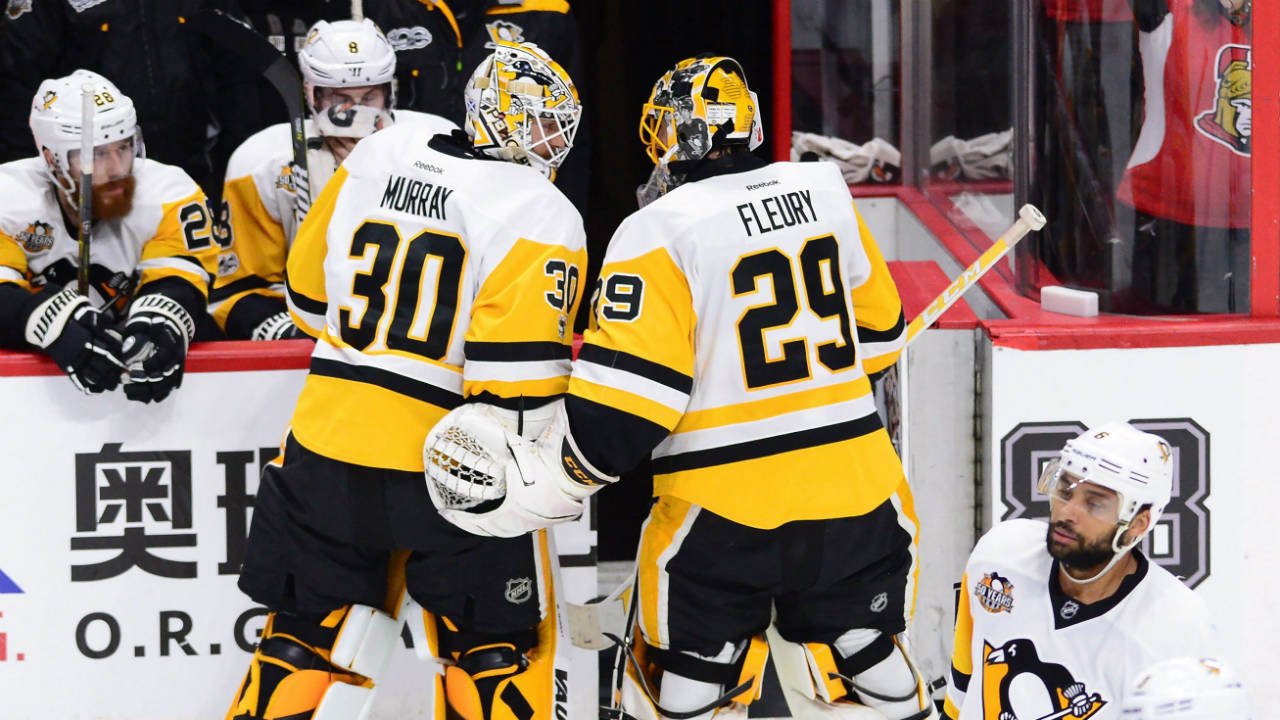 Marc-Andre Fleury will try to mimic Sidney Crosby as new face of a