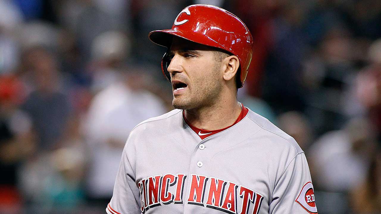 Joey Votto looks like he stepped out from 1902 : r/baseball