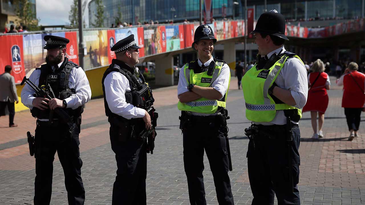 Armed police guarding FA Cup final after Manchester bombing