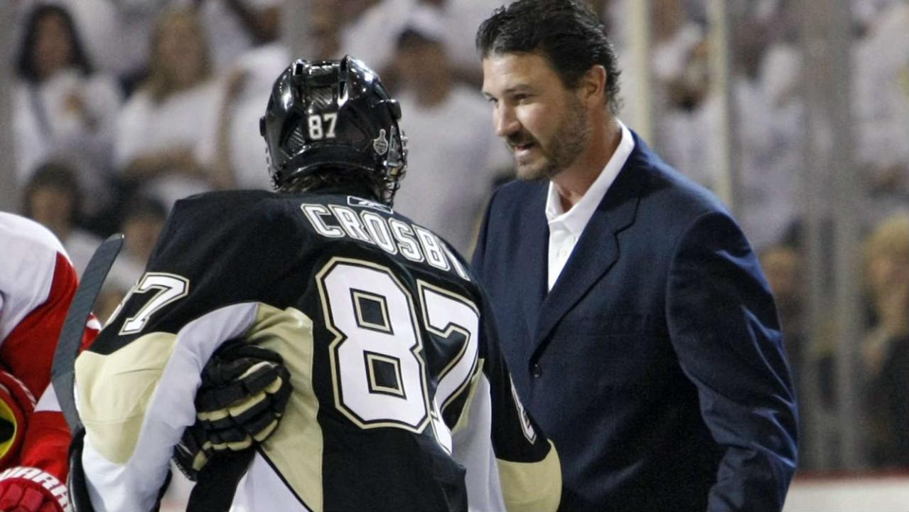 Penguins' Sidney Crosby is asked: Is he better than Mario Lemieux?