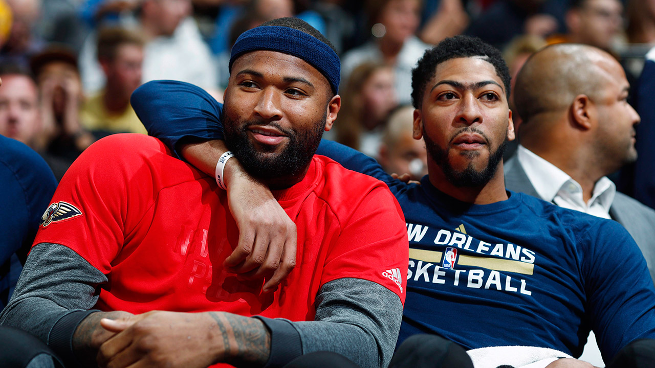 Pelicans-forwards-DeMarcus-Cousins-and-Anthony-Davis.-(David-Zalubowski/AP)