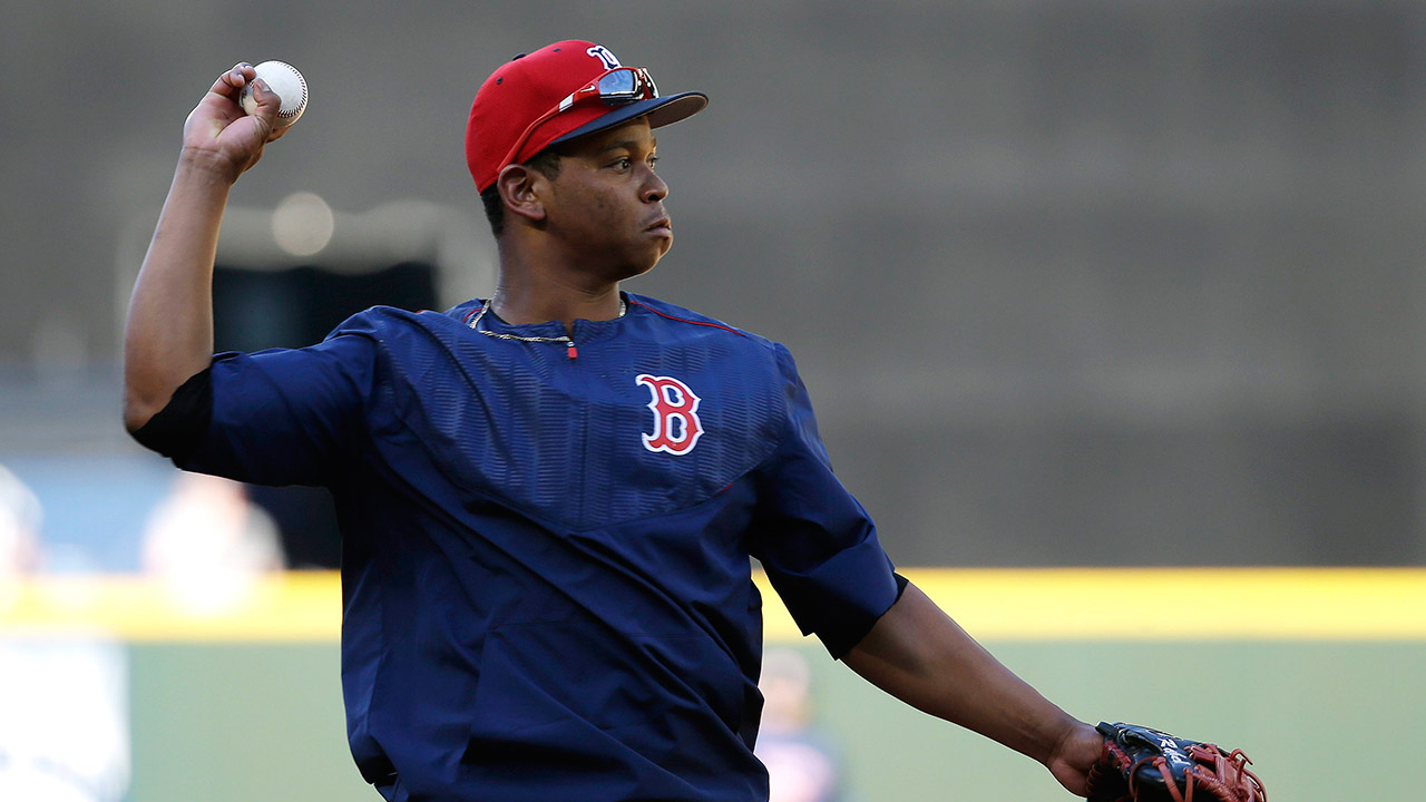 Prize rookie Rafael Devers joins Red Sox, expected to start Tuesday