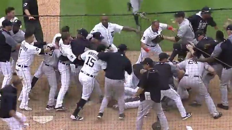 Yankees pound White Sox after nearly brawling