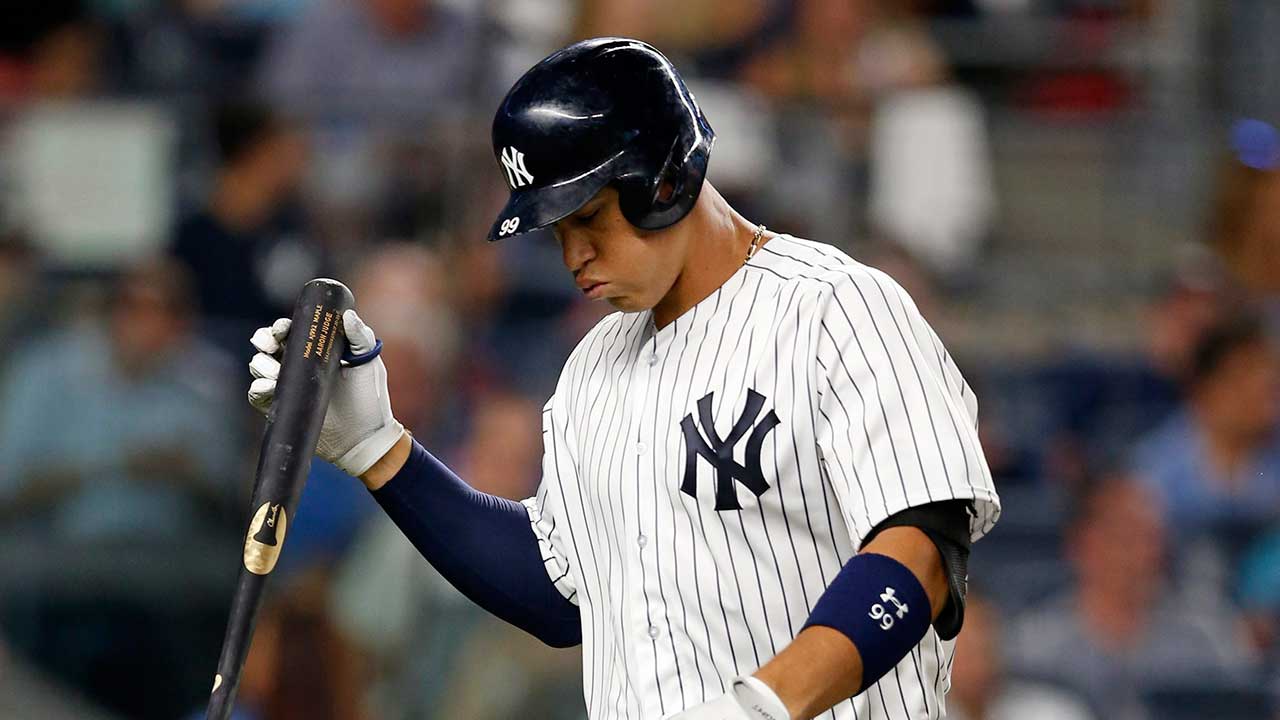 Yankees sitting Judge for 2 days, hoping to end slump