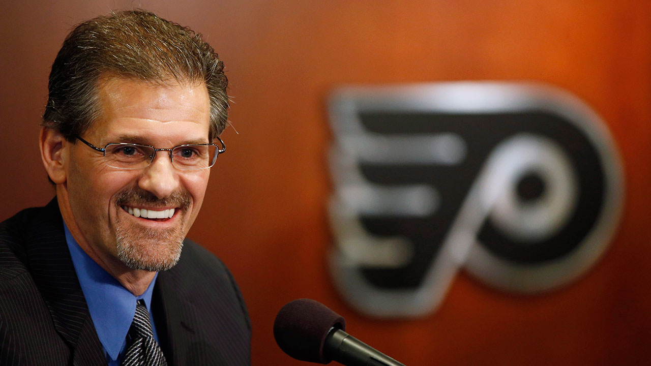 Ron Hextall during his Flyers tenure. (Matt Slocum/AP)