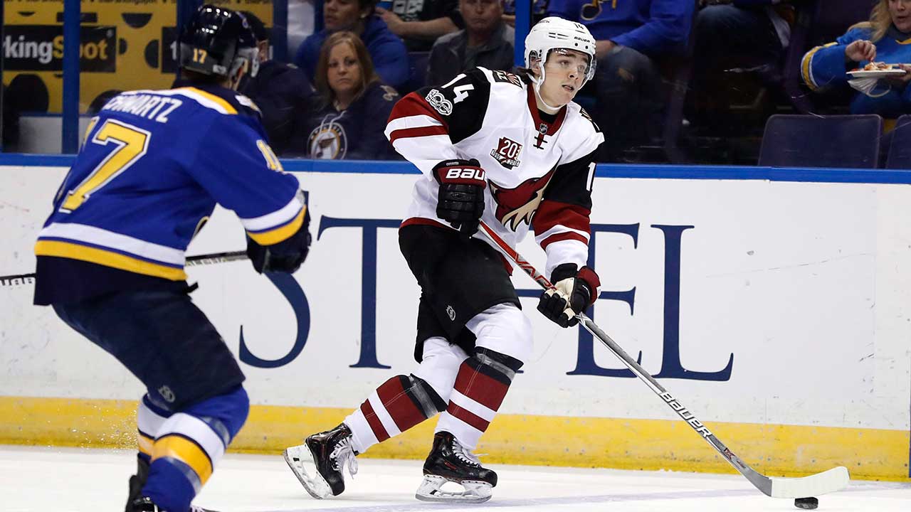 Clayton Keller set for potential Calder Trophy season with Coyotes