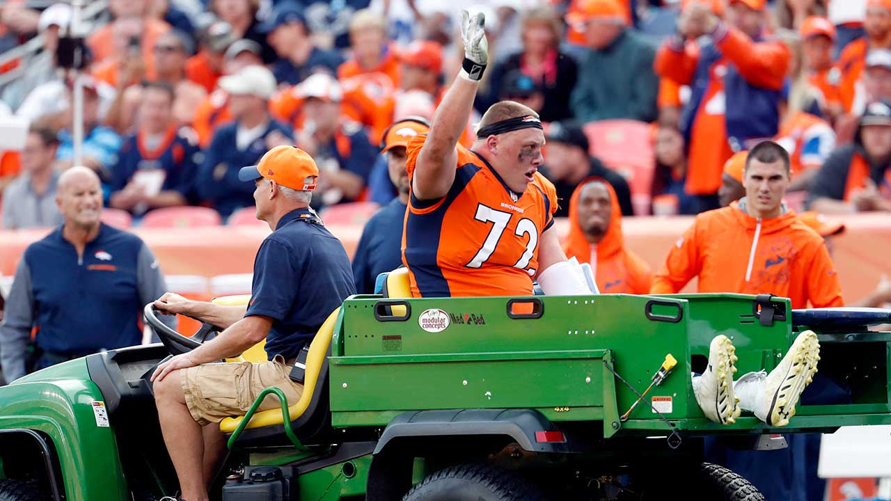 Broncos’ Bolles Returns To Practice Four Days After Leg Injury