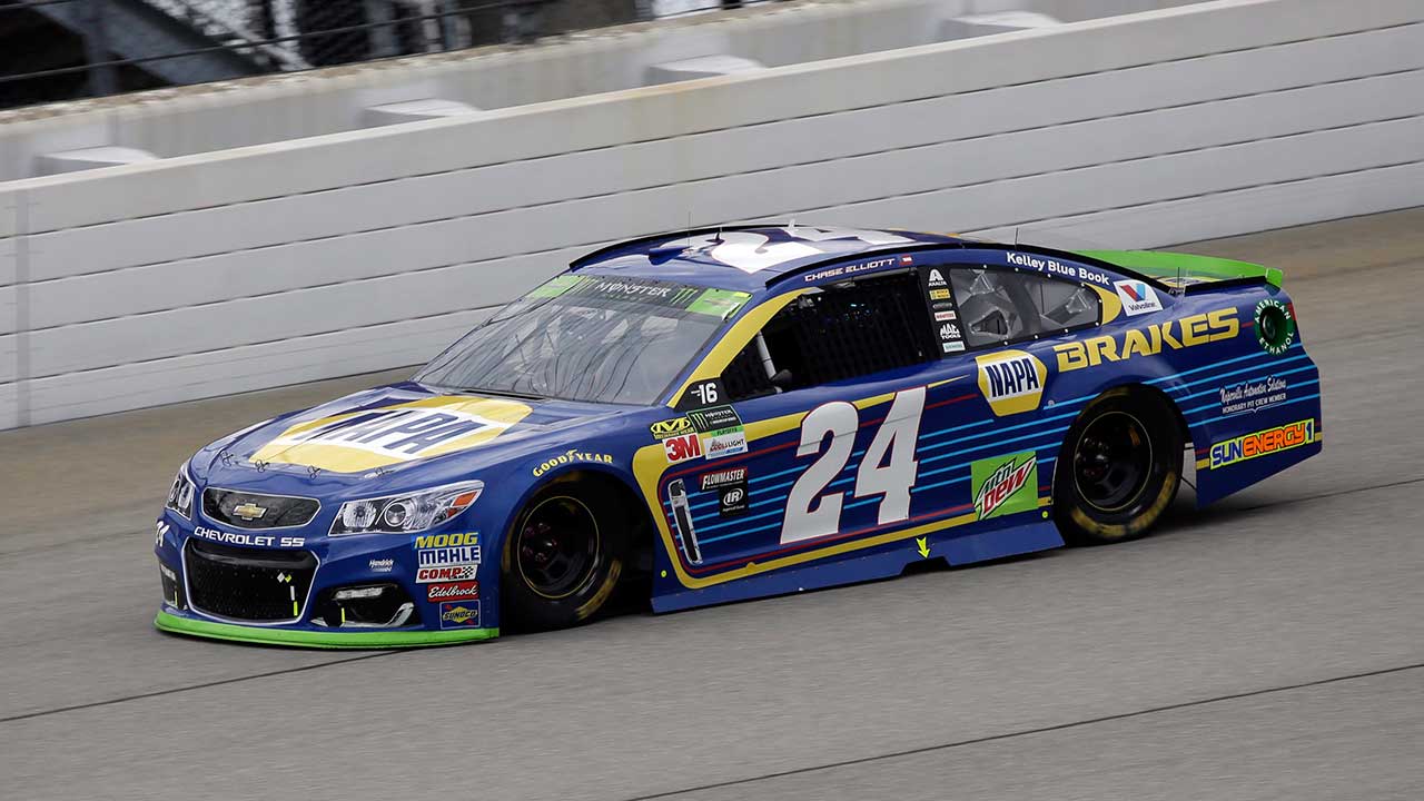 NASCAR penalized his Hendrick Motorsports team Tuesday for a modification to his Chevrolet in the opening round of the playoffs. (Nam Y. Huh/AP)