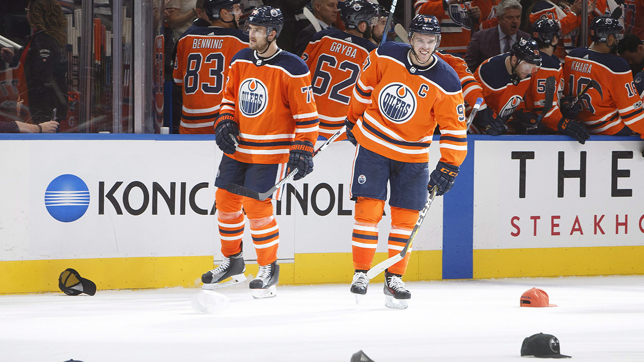 McDavid leads Oilers past Flames with hat trick, 5-point night