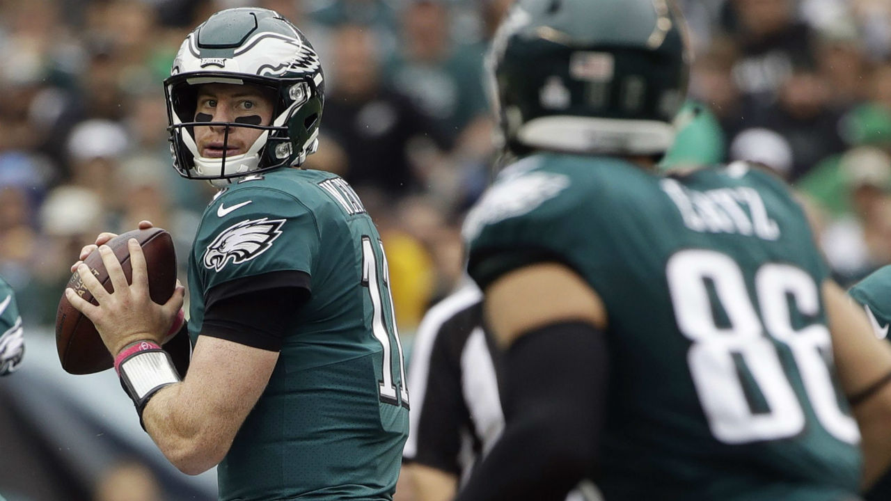 The Eagles used a play from 2017 to help Carson Wentz throw his