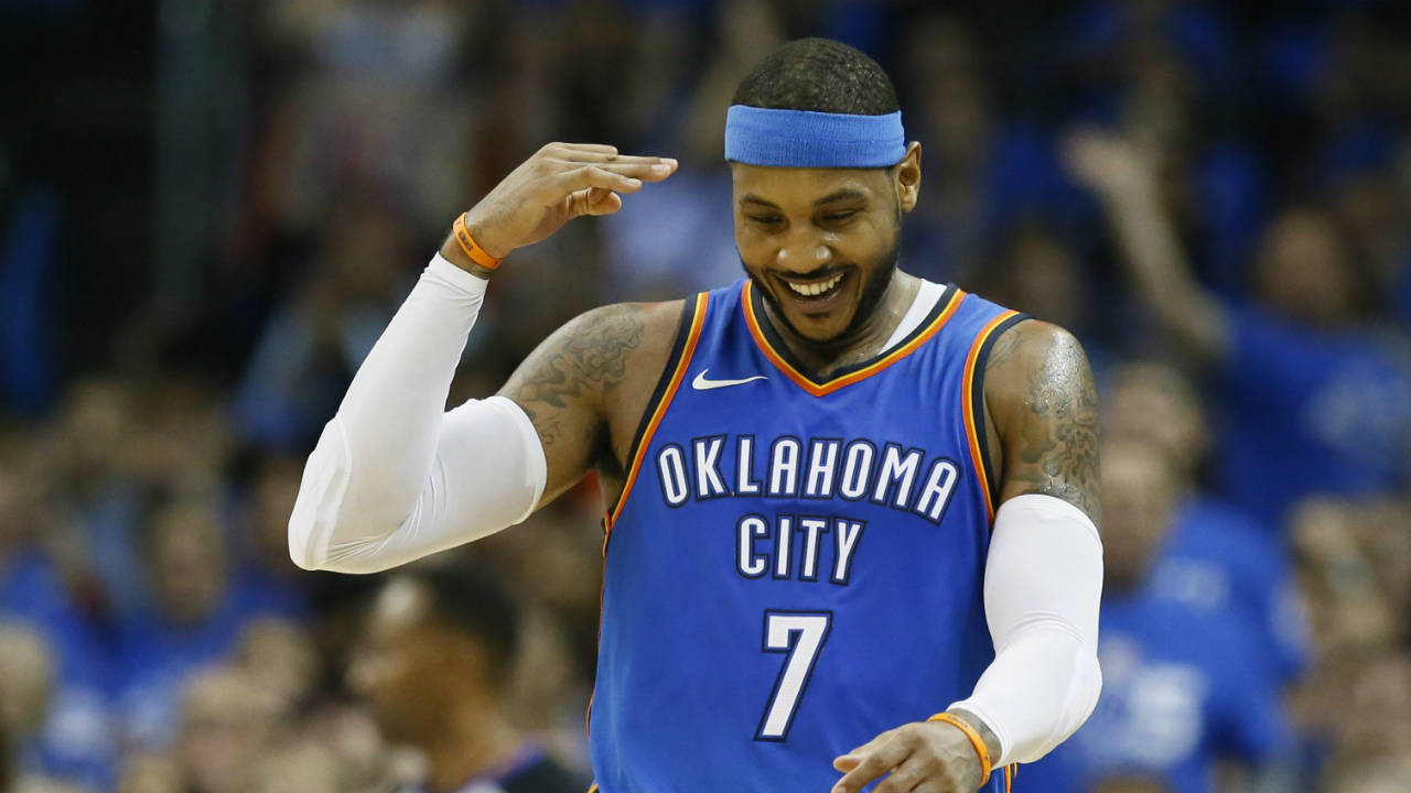 Report: Carmelo, Thunder parting ways; Lakers, Rockets, Heat in pursuit