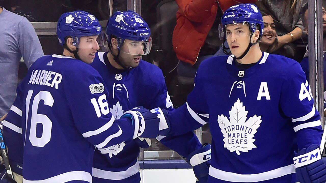 NHL scores: Marner scores in shootout as Toronto beats Vegas 4-3