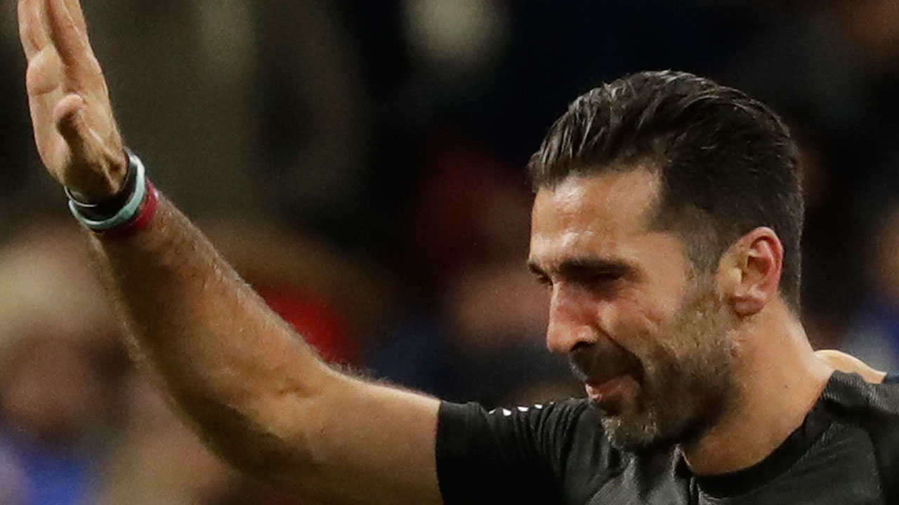 Juventus captain Gianluigi Buffon will leave the club at the end of the season. (Luca Bruno/AP)