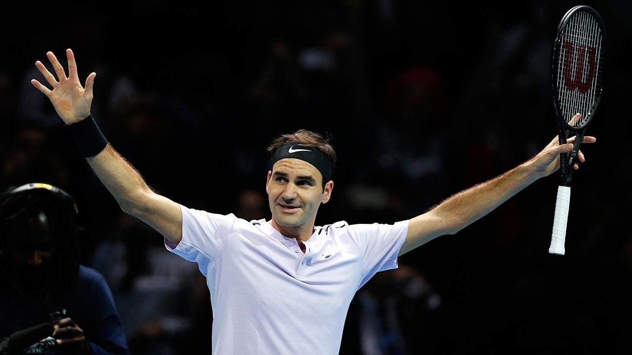 Roger Federer Wins Opening Match At ATP Finals