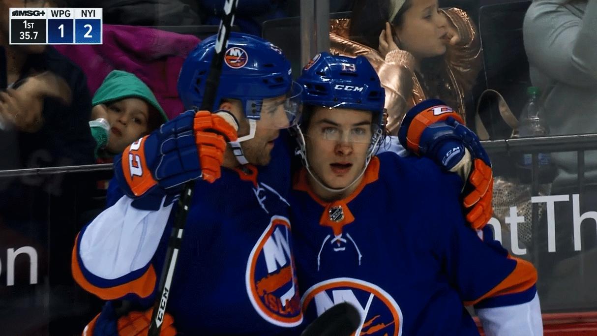 Barzal's hat trick leads Islanders past Jets