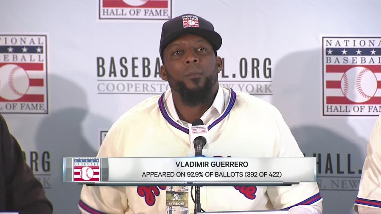 Vladimir Guerrero will go into the Hall of Fame in an Angels cap