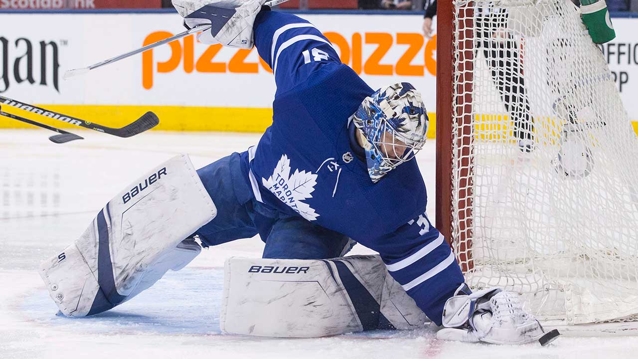 Hurricanes goalie Frederik Andersen will face the Maple Leafs