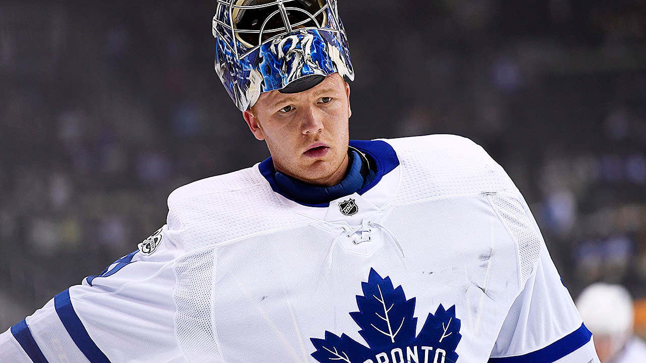 Leafs' Frederik Andersen out with neck injury suffered in loss to Panthers