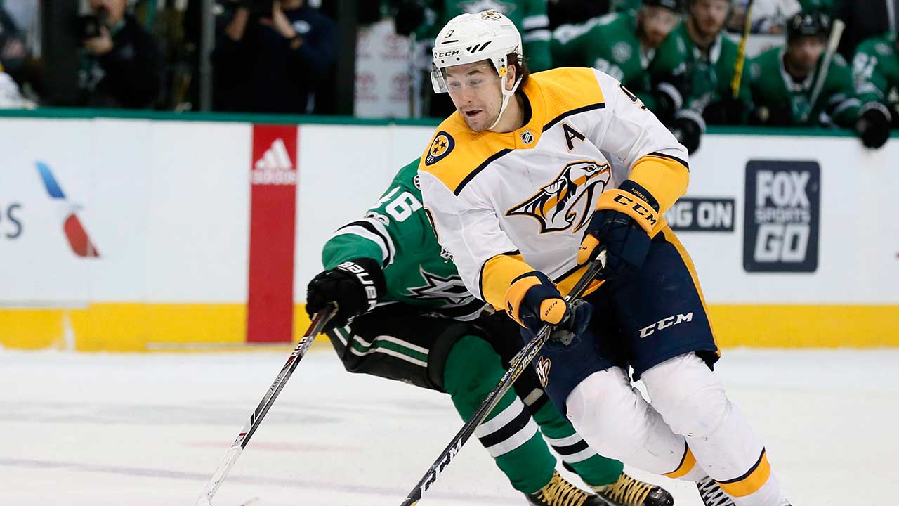 Predators’ Filip Forsberg out 4-6 weeks with upper-body injury