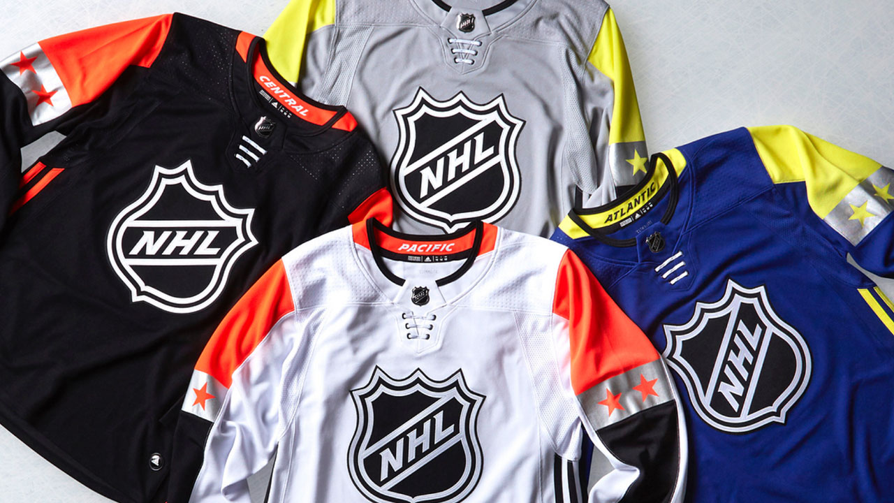 Which 2018 NHL All-Star Game jersey is 