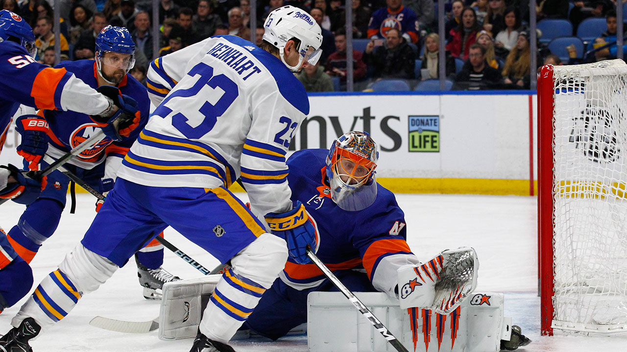 Robin Lehner Buffalo Sabres 2018 Third Jersey - Worn on February 8