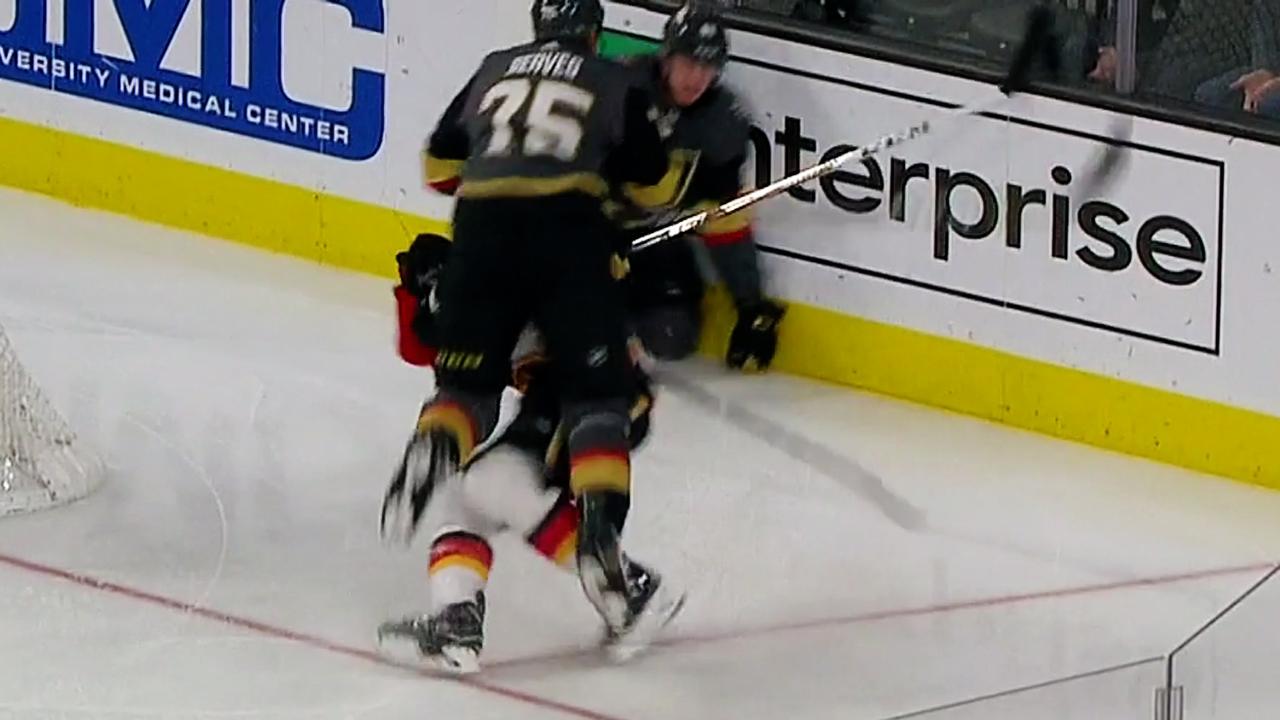 Reaves takes Brodie out of game with huge hit