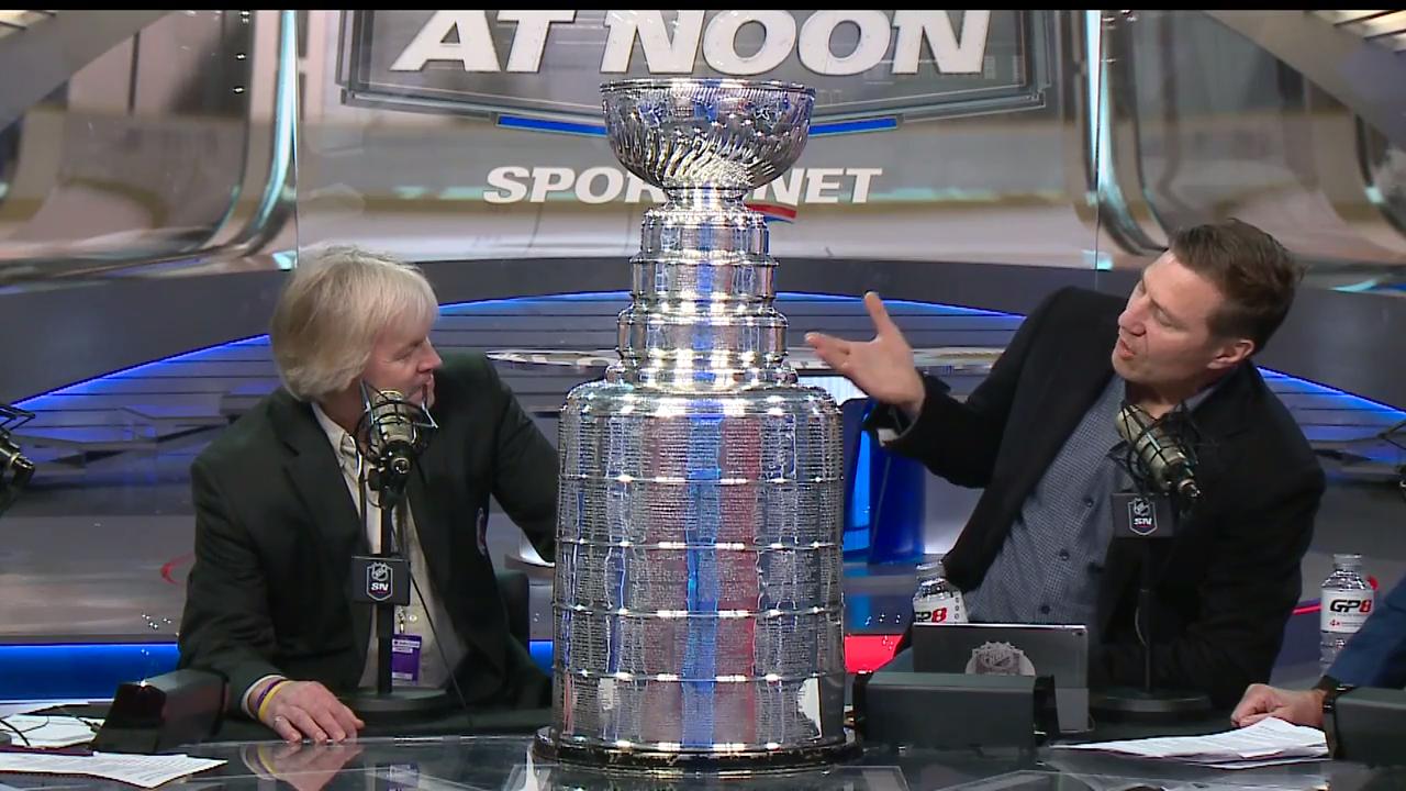 The Stanley Cup happened to drop by work today –