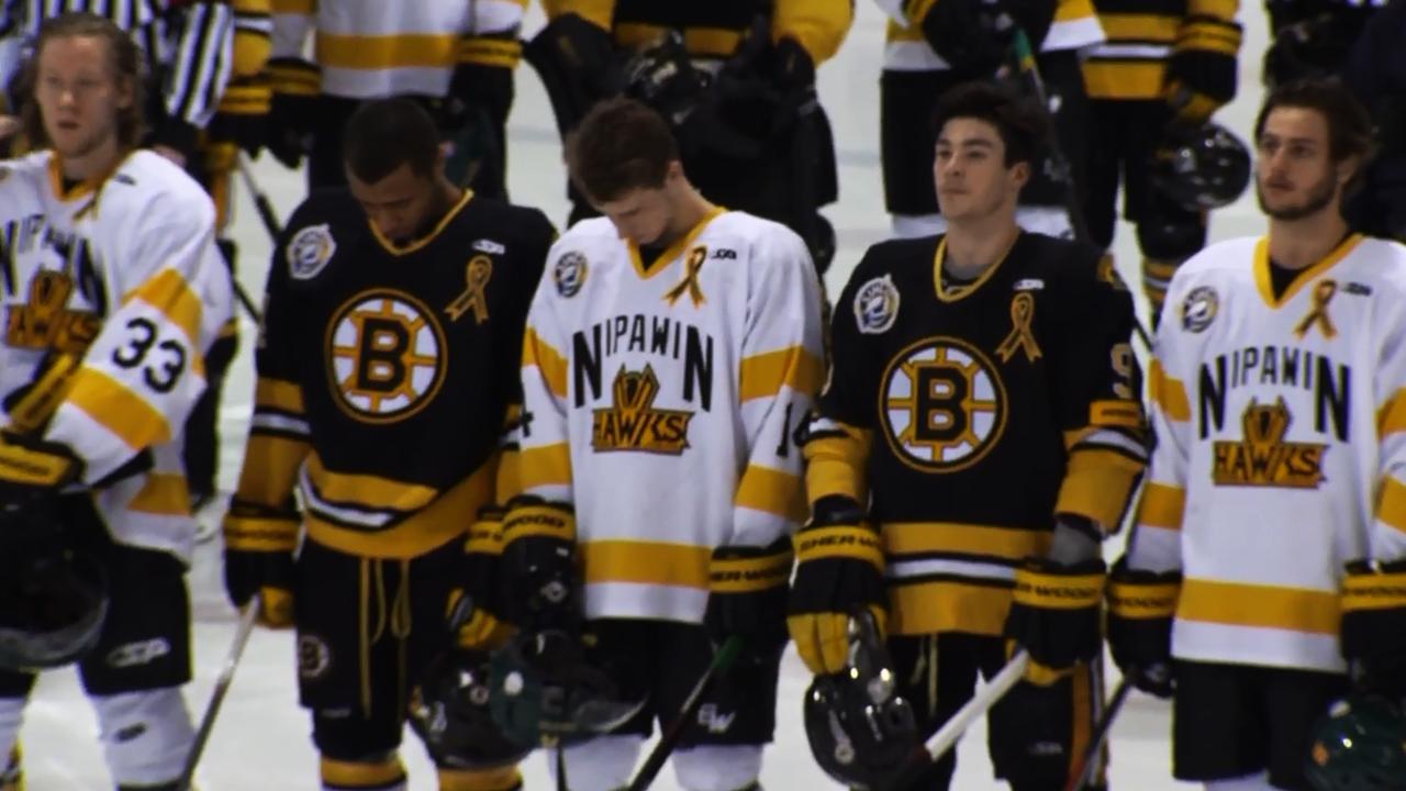 Drake wears Humboldt Broncos jersey to Raptors' playoff opener