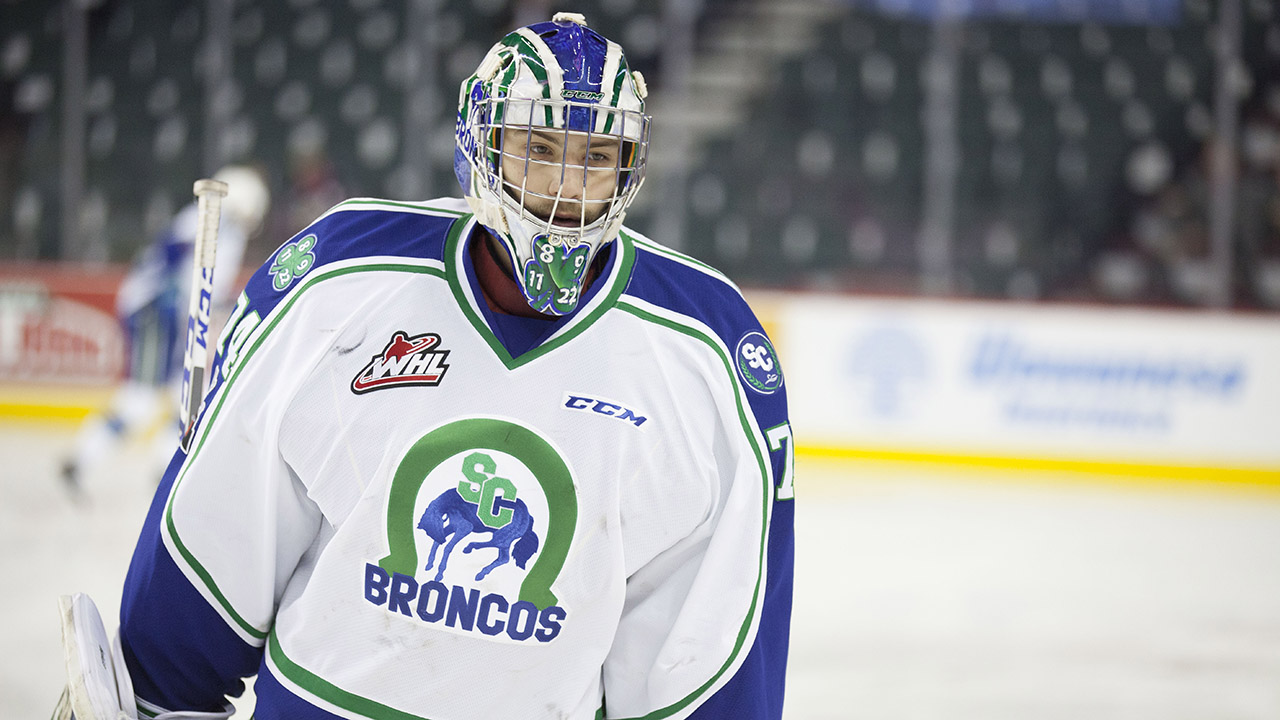 Can Stuart Skinner take hold of the No. 1 goalie prospect label for  Edmonton Oilers?