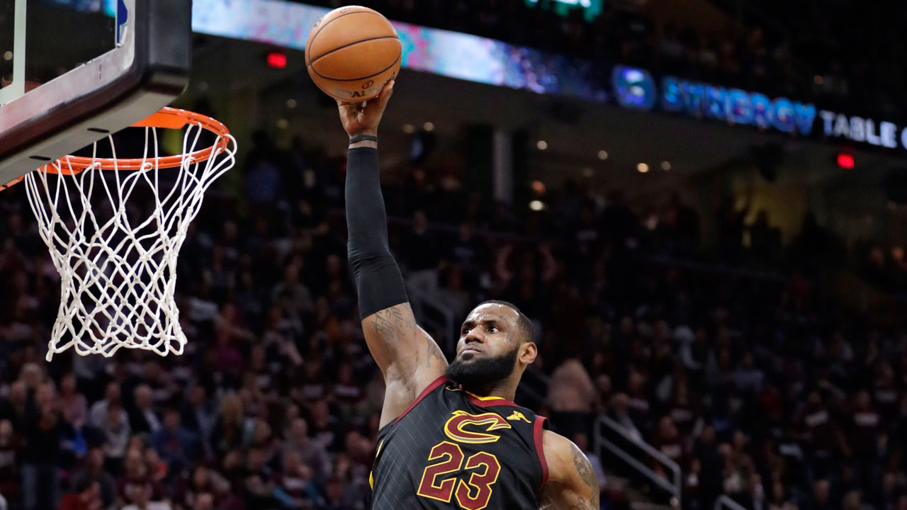 LeBron James scores 46, Cavaliers hold off Pacers to even series