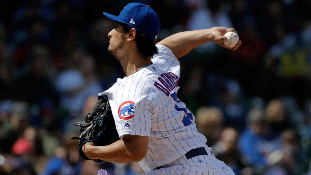 Cubs' Yu Darvish has setback in bullpen session