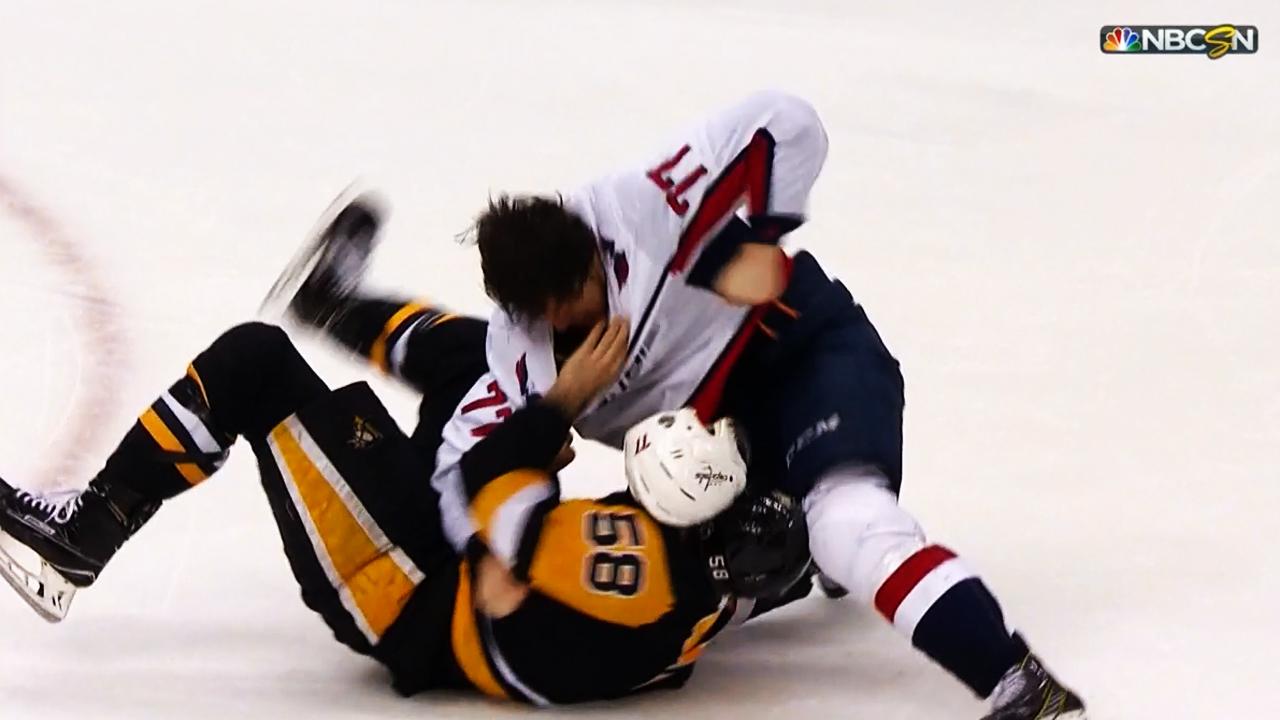 T.J. Oshie was forced into playing a ridiculously eventful game of