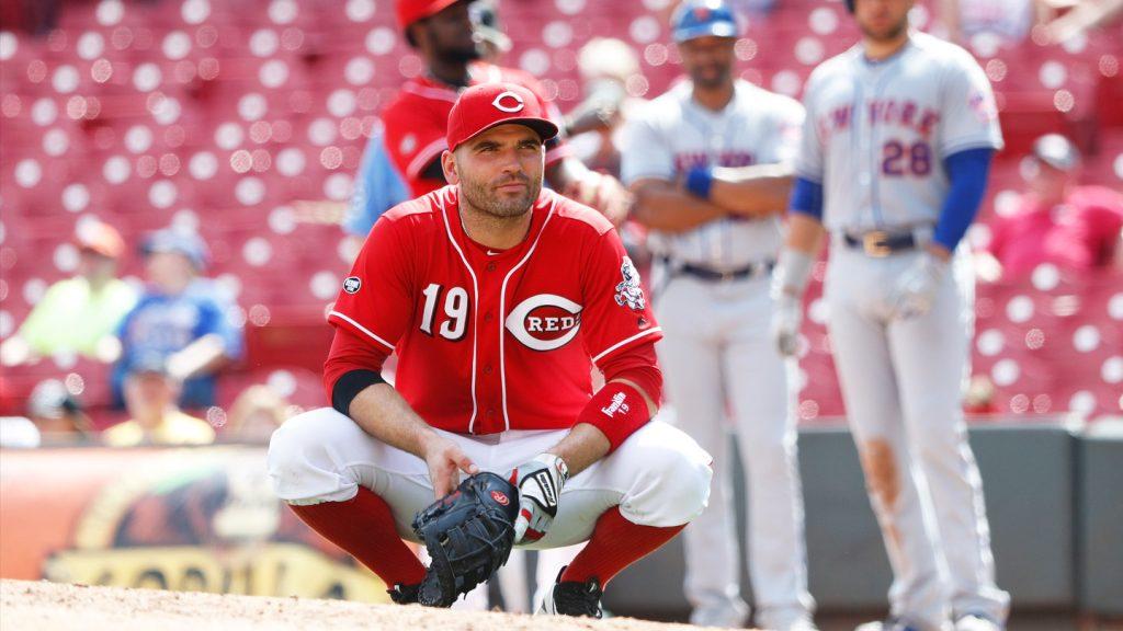 Cincinnati Reds - Reds baseball with a splash of pink.