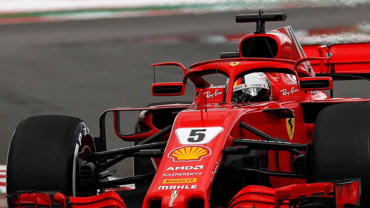 Vettel leads Ferrari 1-2 at Monaco