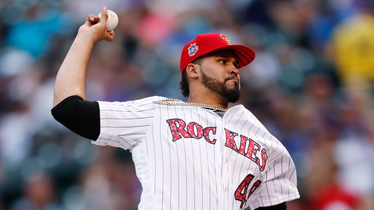 Johnny Cueto pitches Giants past Rockies 3-1 in home opener