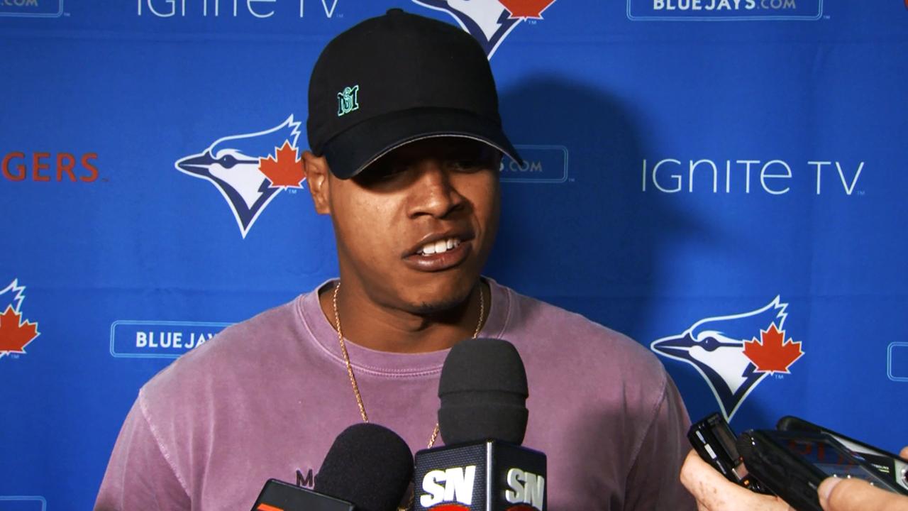 Blue Jays' Marcus Stroman was vomiting during win over Padres